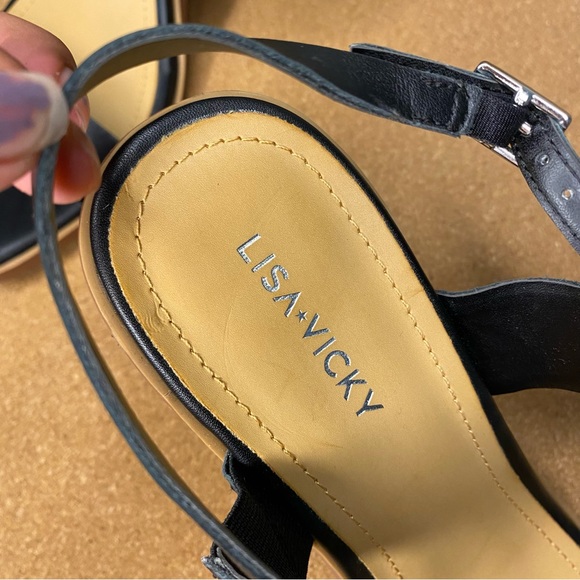 LISA VICKY Oasis Slingback Sandals Size 9.5 - Picture 16 of 16